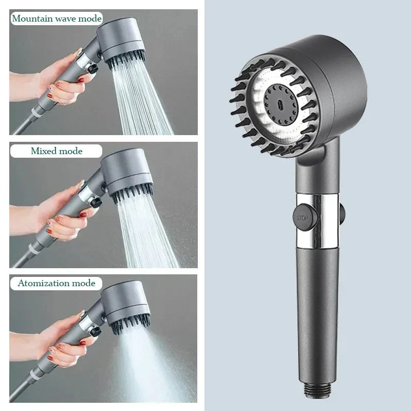 3 Modes Shower Head