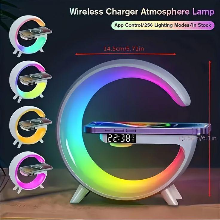 Led Wireless Charger Speaker