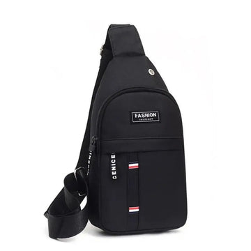 Lightweight chest bag - black