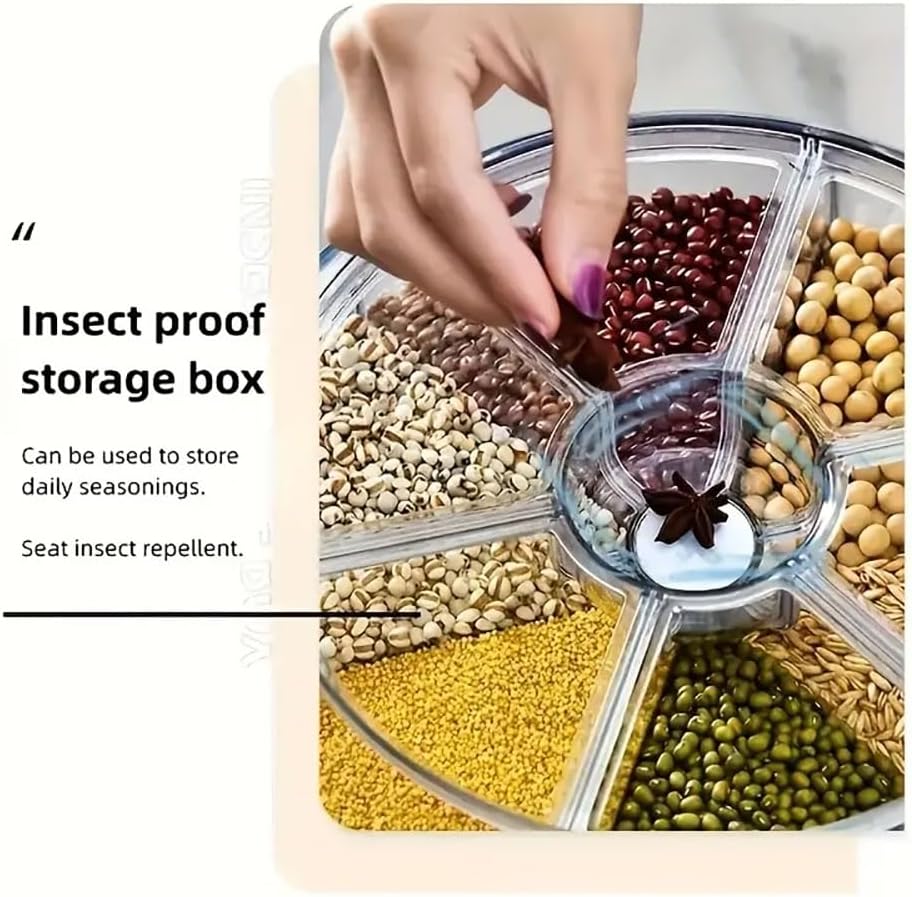 Rotating grain storage