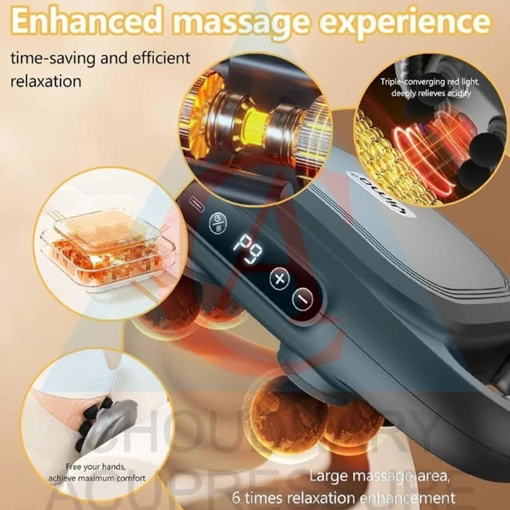 6-Head Deep Tissue Massage Gun
